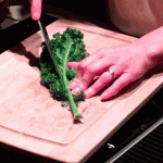Cutting Kale - Remove the Stalk