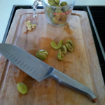 Pitting Olives the Easy Way