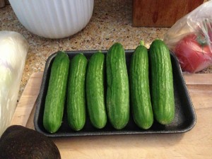Miniature English Cucumbers