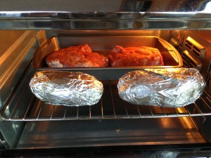 Turkey and Potatoes in the Oven