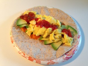 Low Calorie Breakfast Burrito