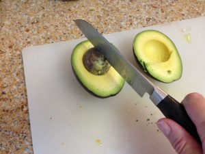 Avocado - Removing Pit 1