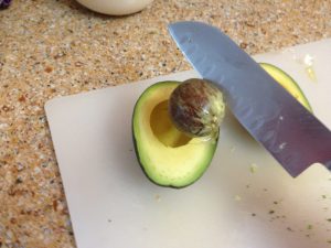 Avocado - Removing Pit 2
