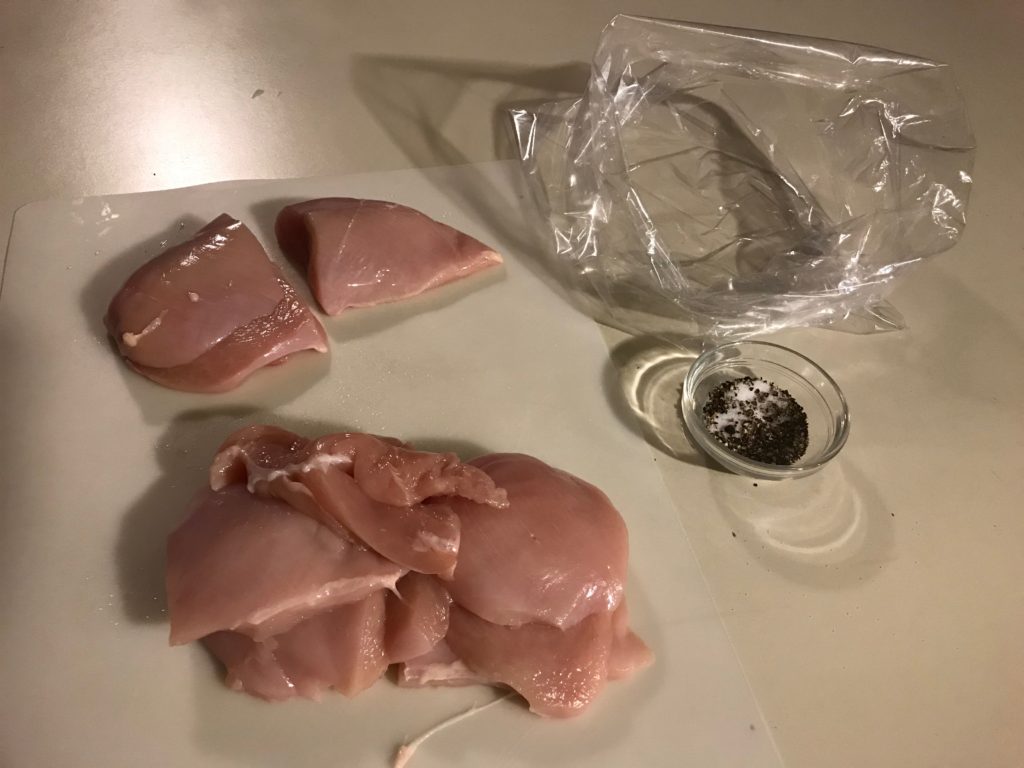 Cut Chicken Breasts into Cutlets