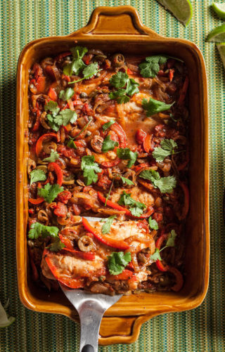 Mexican Baked Tilapia