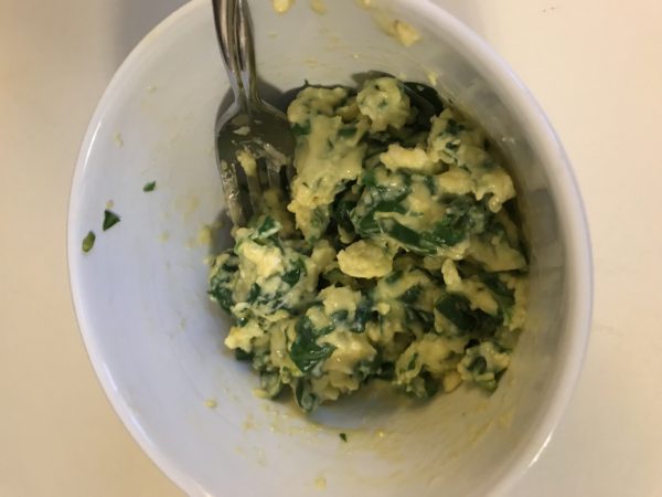 Photo of Scrambled Eggs with Spinach